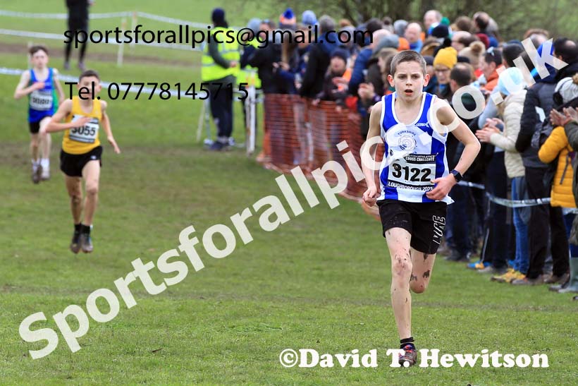 Boys Under-13s 2023 UK CAU Inter Counties Cross Country Champs, Prestwold Hall, Loughborough. Photo: David T. Hewitson/Sports for All Pics